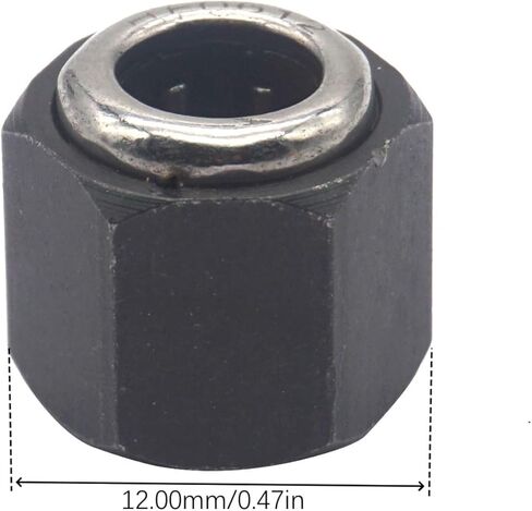 RC 12 mm Hex Nut One Way Bearing R025 RC Pull Start Parts Compatible with Vertex VX 18 16 SH21 12mm Engine for Traxxas HSP Redcat Himoto 1/10 Nitro RC Cars in Saudi Arabia