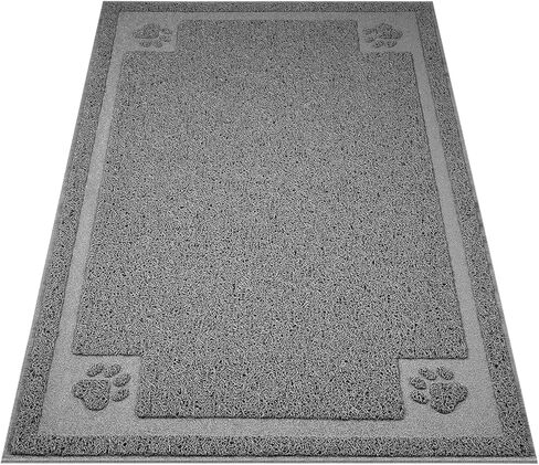UPSKY Large Cat Litter Mat Trapper 35"×23" Traps Litters from Box and Paws Scatter Control for Folding Trapping Mat Soft for Floor on Sensitive Kitty Paws Easy to Clean in Saudi Arabia