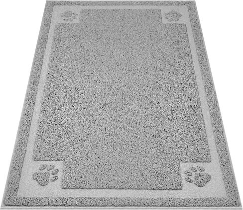 UPSKY Large Cat Litter Mat Trapper 35"×23" Traps Litters from Box and Paws Scatter Control for Folding Trapping Mat Soft for Floor on Sensitive Kitty Paws Easy to Clean in Saudi Arabia