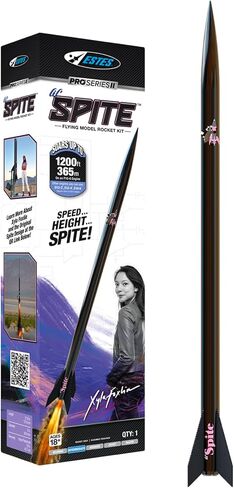 Estes 9737 Pro Series II Lil’ Spite Model Rocket Kit, Designed with Xyla Foxlin, Intermediate Flying-Rocket-Model Kit for Ages 18+ in Saudi Arabia