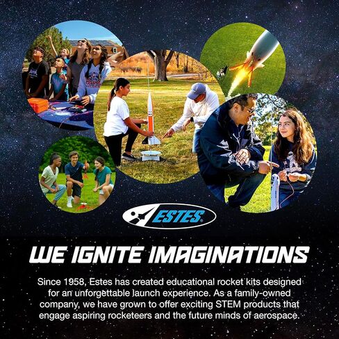Estes 9737 Pro Series II Lil’ Spite Model Rocket Kit, Designed with Xyla Foxlin, Intermediate Flying-Rocket-Model Kit for Ages 18+ in Saudi Arabia