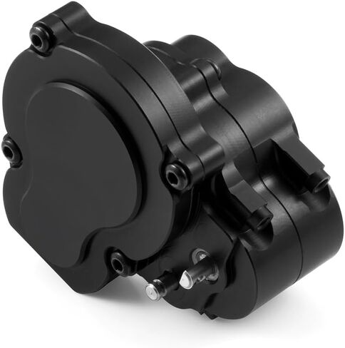 RCLIONS Complete Metal Transmission Case Center Gearbox with Brass Gear for 1/18 FMS FCX18 LC80 RC Crawler Car Upgrades Parts Accessories in Saudi Arabia