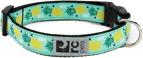 RC Pets Clip Collar | Reflective Label for Visibility Adjustable Comfortable & Secure Fit | Daisies, Medium, 1-Inch in Saudi Arabia