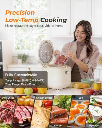 FEEKAA Mini Rice Cooker Small 2 Cup (uncooked), Travel Rice Maker, 6-in-1 Portable Rice Cooker' 4-Cup (cooked), Slow Cooker, Soup Maker, Stew Pot, White in Saudi Arabia