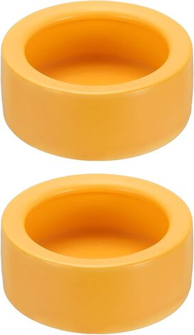 Reptile Food Bowl, Worm Water Dish Ceramic Pet Bowl Food Dish Anti Escape Feeder Small (3 in, White, 2 Pack), Intended for Gecko/Scaled Pet/Amphibians/Spiders/Small Mammals in Saudi Arabia