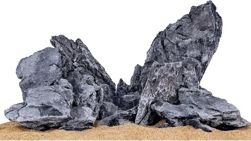 20LB Seiryu Rock Stone for Aquascaping,4-6 inch Natural Aquarium Landscape Stones for Aquariums,Fish Tank Decor Rocks for Landscaping, Paludariums & Micro Landscapes in Saudi Arabia