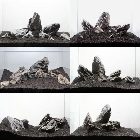 20LB Seiryu Rock Stone for Aquascaping,4-6 inch Natural Aquarium Landscape Stones for Aquariums,Fish Tank Decor Rocks for Landscaping, Paludariums & Micro Landscapes in Saudi Arabia