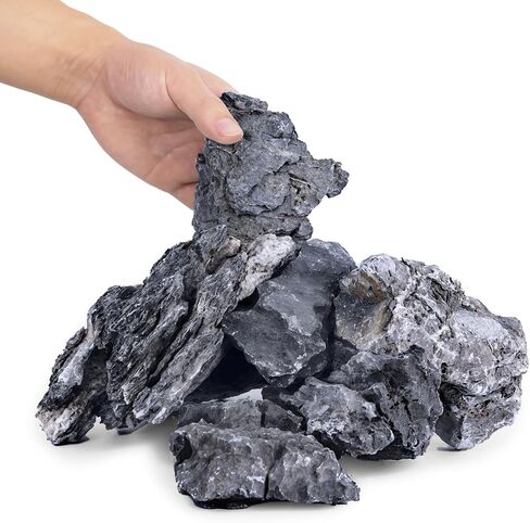 20LB Seiryu Rock Stone for Aquascaping,4-6 inch Natural Aquarium Landscape Stones for Aquariums,Fish Tank Decor Rocks for Landscaping, Paludariums & Micro Landscapes in Saudi Arabia