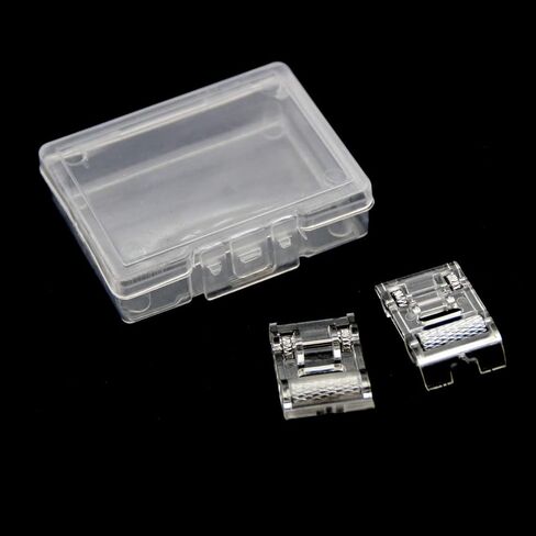 2 Pcs Roller Sewing Machine Presser Foot - Fits All Low Shank Snap-On Singer, Brother, Babylock, Euro-Pro, Janome, Kenmore, White, Juki, New Home, Simplicity, Elna and More in Saudi Arabia