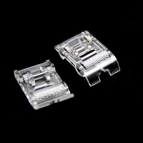 2 Pcs Roller Sewing Machine Presser Foot - Fits All Low Shank Snap-On Singer, Brother, Babylock, Euro-Pro, Janome, Kenmore, White, Juki, New Home, Simplicity, Elna and More in Saudi Arabia