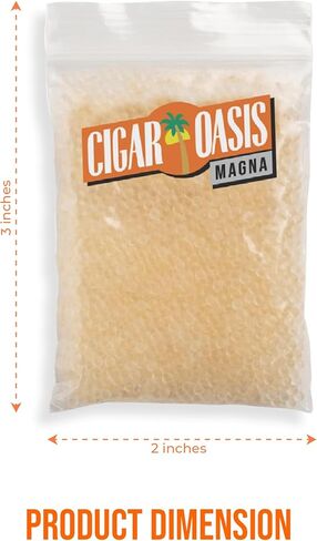 Cigar Oasis Magna Refill Water Beads - Optimal Humidor Solution for Stable Humidity, Compatible with Magna 3.0 and Older Models, Ideal for Humidification in Cigar Humidors in Saudi Arabia