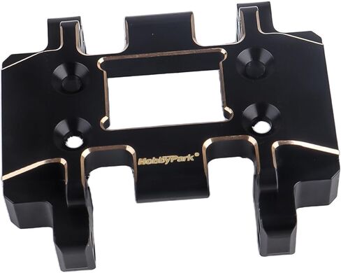 HobbyPark 22.5g Brass Skid Plate for Redcat Ascent-18 Transmissions Mounting Upgrades Parts Redcat 1/18 RC Crawler Parts Heavy Duty Accessories Replacement Black Coating in Saudi Arabia
