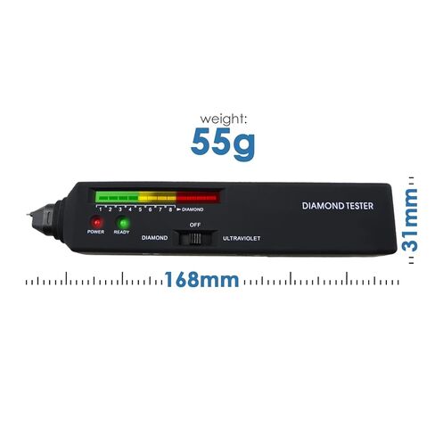 Diamond Test Analyst Real High Accuracy Diamond Tester with Ultraviolet (UV) Light, Professional Pen Jeweler Tool Gem Tester for Retail Jewelers, Novice and Expert Tool in Saudi Arabia