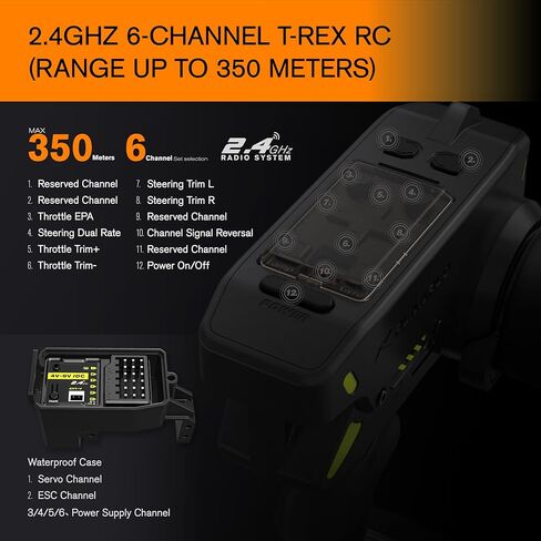 سيارات CROBOLL RLAARLO 1:10 بدون فرش RC للبالغين، سرعة قصوى 40+ ميل في الساعة، 4X4 عربات التي تجرها الدواب على الطرق الوعرة، سيارة سباق RTR مليئة بالصدمات وجهاز التحكم عن بعد in Kuwait