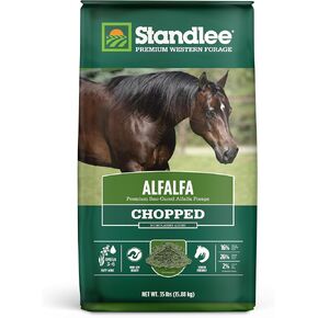 standlee Alfalfa Chopped Hay, Alfalfa Hay for Horses & Livestock, 35 lbs in Kuwait