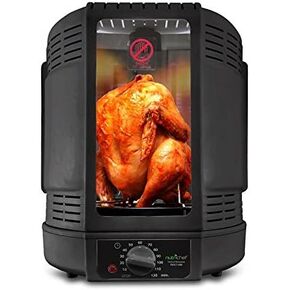 NutriChef AZPKRT16BK Vertical Rotisserie Cooker Black in Kuwait
