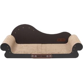 MeowHaus Modern Cat Scratcher Sofa, Cardboard Lounger, 26.7x11.8x9.4 Inches, Indoor Cat Furniture in Kuwait