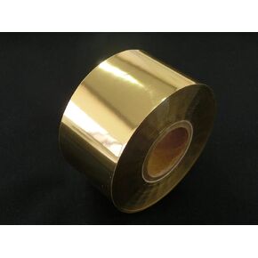 GLEAM FOIL DIY Hot Stamping foil for Paper. (The Color is Matte Gold.) [It is Used for Business Cards, Paper Crafts, and Paper.]　Murata Kimpaku Co., Ltd. in Saudi Arabia