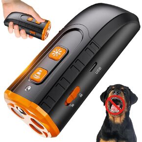 جهاز ردع لحاء الكلاب، درع النباح مع 3X بالموجات فوق الصوتية لإيقاف كلب الجيران أو امتلاكه، آمن، قابل لإعادة الشحن، آمن محمول لتدريب الكلاب في الأماكن المغلقة وفي الهواء الطلق in Kuwait