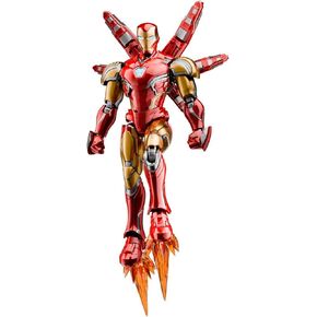BLOKEES Model Kits Champion Class Marvel Infinity Saga Iron Man Mark LXXXV EX, 167-Piece Articulated Model Kit with Metallic Finish, Effects Parts, Display Base, Tool-Free Assembly, Ages 14+ in Kuwait