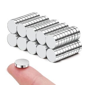 100pcs 4×2mm Mini Round Magnets for Nail Clippers, Measuring Artificial Nail Length, Multi-Use Cat Eye Nail Design Tools, Neodymium Magnet for Fridge Magnets, Crafts, Office Supplies in Kuwait