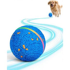 Smart Interactive Dog Toys, Automatic Moving Rolling Bouncing Dog Ball for Medium & Large Dog Breeds, E-TPU Durable & Waterproof, with Irregular Motion to Encourage Active Play in Saudi Arabia