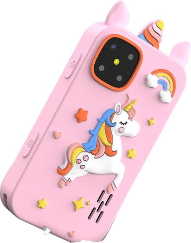 Kids Smart Phone for Girls, Christmas Birthday Gifts for Girls Age 3-10 Mini Toddler Cell Phone for Kids, Toddler Girl Learning Toy Phone with Dual Camera, Game, Music Player in Saudi Arabia