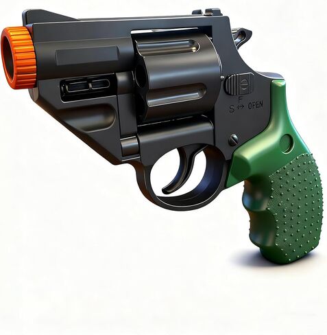 Toy Revolver Gun, Educational Model Toys, Soft Bullet Toy, Gifts for Ages 14+ in Saudi Arabia