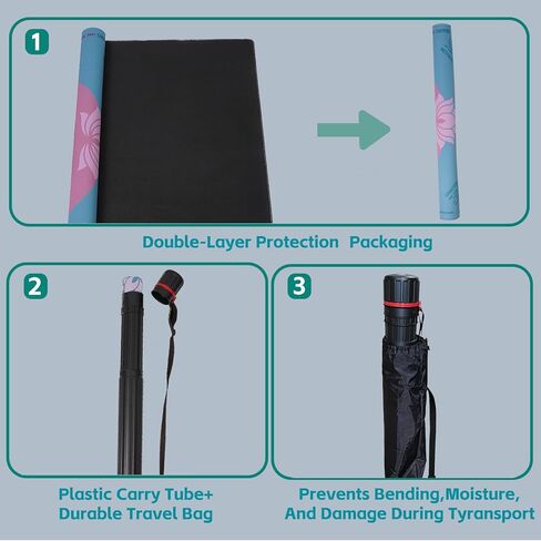 Pink Mahjong Mat 31.5" x 31.5" for Table, Waterproof Fabric Surface with Non-Slip Rubber Base, Double Packaged Tube & Bag in Saudi Arabia