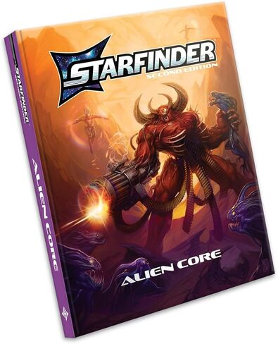 غلاف فني أساسي من Starfinder Alien - دليل الوحش الكامل مع أكثر من 200 مخلوق مثل التنانين والروبوتات، الإصدار الثاني in Kuwait