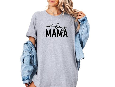 Boy Mom Shirt, Cute Mom Life Tee, Mama of Boys Graphic T-Shirt, Christmas Gift for Mom, Trendy Mama Shirt, Boy Mama Tee in Saudi Arabia