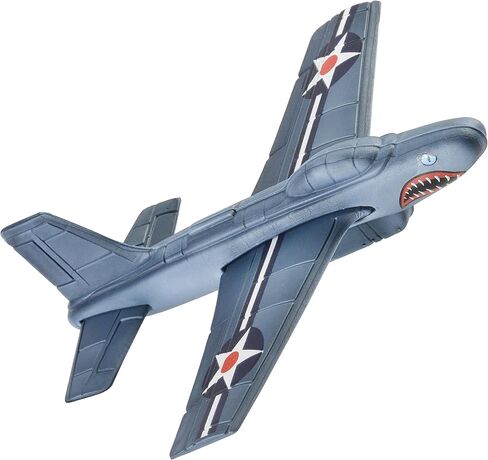 Aeromax Aerobatic Foam Flyer Shark Bite Edition Airplane, Grey/Silver in Saudi Arabia