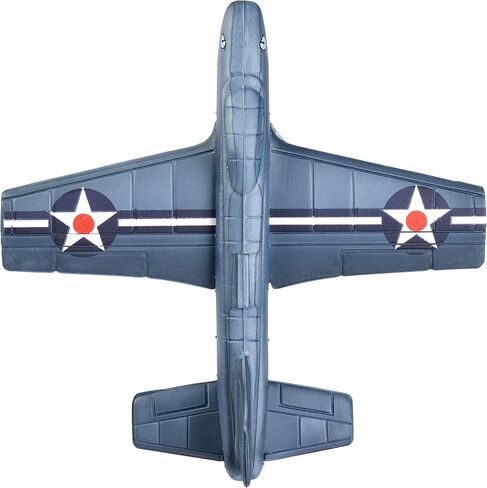 Aeromax Aerobatic Foam Flyer Shark Bite Edition Airplane, Grey/Silver in Saudi Arabia