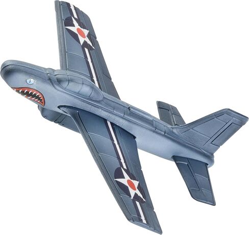 Aeromax Aerobatic Foam Flyer Shark Bite Edition Airplane, Grey/Silver in Saudi Arabia
