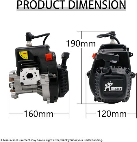 FLMLF 32CC 11HP Professional Reed Engine with Carb 1191 Black Cylinder Head for 1/5 HPI Baja LOSI 5IVE T RC Car Parts in Saudi Arabia