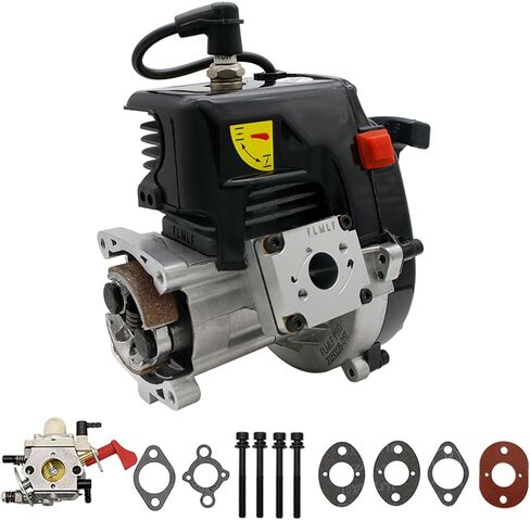 FLMLF 32CC 11HP Professional Reed Engine with Carb 1191 Black Cylinder Head for 1/5 HPI Baja LOSI 5IVE T RC Car Parts in Saudi Arabia