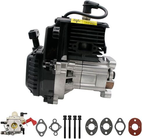 FLMLF 32CC 11HP Professional Reed Engine with Carb 1191 Black Cylinder Head for 1/5 HPI Baja LOSI 5IVE T RC Car Parts in Saudi Arabia