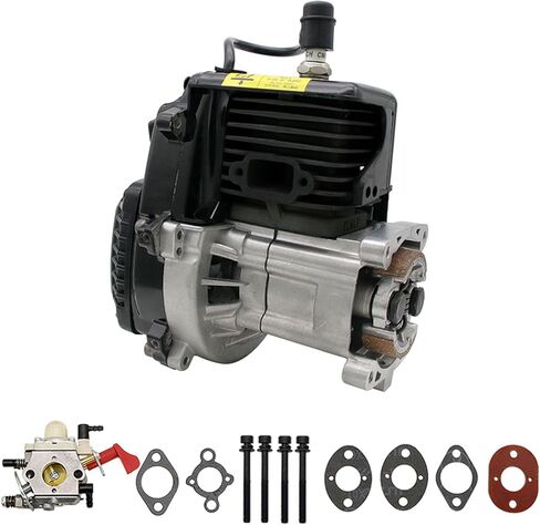 FLMLF 32CC 11HP Professional Reed Engine with Carb 1191 Black Cylinder Head for 1/5 HPI Baja LOSI 5IVE T RC Car Parts in Saudi Arabia