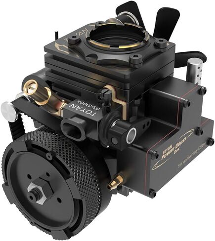 FS-S100AT Single-Cylinder 4-Stroke Nitro Gasoline Engine Model, Transparent Combustion Chamber Internal Combustion Engines, All-Metal Micro RC Engine Power for Car, Boat & Teaching Display in Saudi Arabia