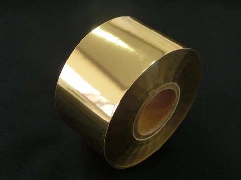GLEAM FOIL DIY Hot Stamping foil for Paper. (The Color is Matte Gold.) [It is Used for Business Cards, Paper Crafts, and Paper.]　Murata Kimpaku Co., Ltd. in Saudi Arabia