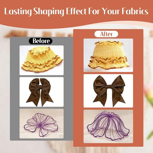 250ml Fabric Stiffener Spray, Stiffen Quick Fabric for Stiffening, Draping, and Shaping Fabrics, Fast Drying, Stiffen Quick, No Flaking & Cracking, Hat Stiffener Spray for Cotton, Canvas, Ribbon in Kuwait