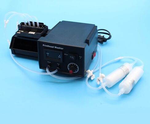 DTF Ink Printhead Washer Cleaning Machine Unclog Solution for L1800 L800 L805 R1390 1400 1430 4720 i1600 i3200 XP600 Clogged Print Head Cleaner in Saudi Arabia