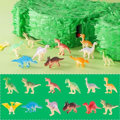 VINTS Dinosaur Pinata، للأطفال Dino Piñata مع معصوب العينين، ديكور حفلات بطابع الديناصور، مثالي للحفلات المدرسية، وحفلات أعياد الميلاد (16.93 × 12.6 × 3.15 بوصة) in Saudi Arabia