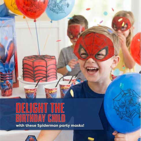 Unique Spiderman Party Favors and Birthday Decorations - Spider Man Masks - Officially Licensed in Kuwait