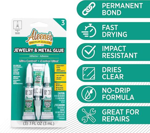 Aleene's 94830 Jewelry & Metal Glue 3/Pkg, 1oz in Saudi Arabia