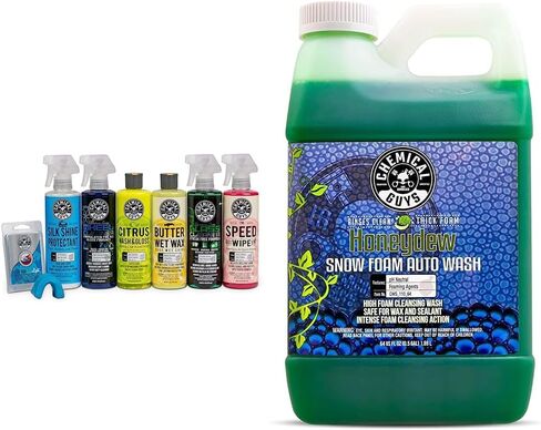 Chemical Guys HOL124 Car Cleaning Kit, 7 Items Including (6) 16 oz. Chemicals in Saudi Arabia