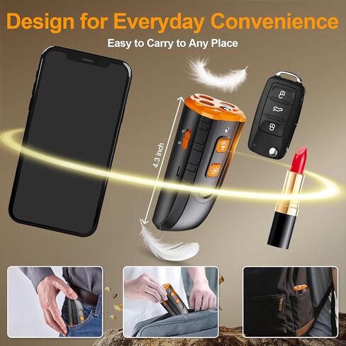 جهاز ردع لحاء الكلاب، درع النباح مع 3X بالموجات فوق الصوتية لإيقاف كلب الجيران أو امتلاكه، آمن، قابل لإعادة الشحن، آمن محمول لتدريب الكلاب في الأماكن المغلقة وفي الهواء الطلق in Kuwait