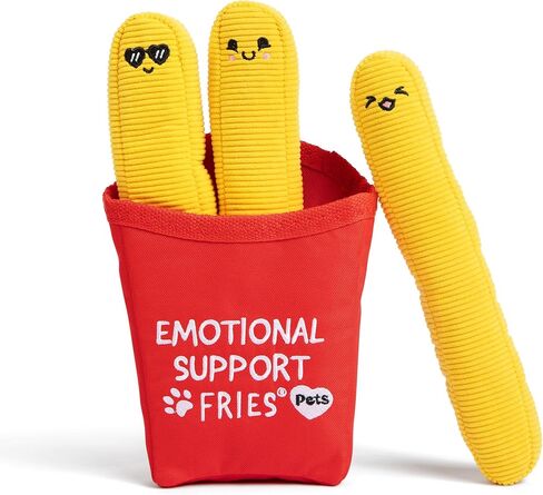 WHAT DO YOU MEME? Emotional Support Pet Nuggies by Relatable, Cuddly Dog Toys and Puppy Essentials, Great Gift Ideas for Your Furry Friend, Includes 3 Toys in Saudi Arabia