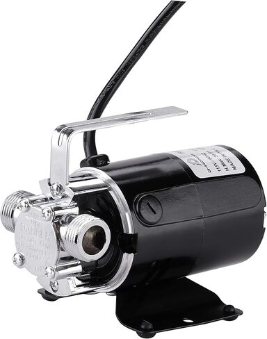 D-Honor Water Transfer Pump 115V 1/10 HP 330 Gallon Per Hour Portable Electric Utility Trash Pump with 6 feet Water Hose Kit, Transfer Water from Garden, Hot Tube, Ponds, Pool, Rain Barrel, Aquariums in Kuwait