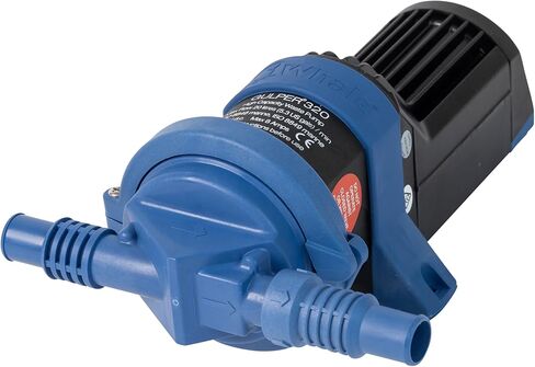 Whale Gulper Toilet Pump for Holding Tank - Electric Discharge/Pump-Out - 4.6 GPM Flow Rate - 12V/24V in Saudi Arabia